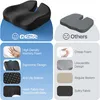 A comparison of two types of seat cushions, highlighting the features of one brand over others. Produktbild-Vorschau