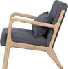 byLIVING Sessel NOHR / Grob-Cord grau / Gestell und Produktbild-Vorschau 9