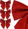 Vánoční mašle 11x11cm červené sada 3ks, vánoční dekorace Náhled obrázku produktu 3