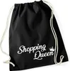 Huuraa Turnbeutel Shopping Queen 12 Liter Black Baumwolle Produktbild-Vorschau 1