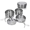 Outdoor-Edelstahl-Camping-Kochgeschirr-Set Wandern Produktbild-Vorschau 14