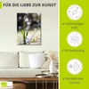 ARTland Leinwandbild Märzenbecher und Hofstaat Größe: 45x60 Produktbild-Vorschau 2