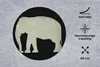 MuchoWow® Mauspad Mousepad Elefant - Karte - Vintage 50x50 Produktbild-Vorschau 2