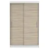 Schwebetürenschrank Kleiderschrank Neomi 04 Weiß Sonoma - Produktbild-Vorschau 3