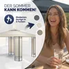 CASARIA® Pavillon Lorca 3x3m Metall Wasserabweisend Produktbild-Vorschau 8