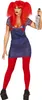 Halloween Doll Scary Dress Horror Costume Red Blue Pumpkin Anteprima dell’immagine prodotto 1