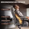 HOMCOM Bürostuhl ergonomisch Drehstuhl mit 6-Punkt-Massage Produktbild-Vorschau 6