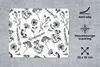 MuchoWow® Mauspad Mousepad Blumen - Kräuter - Muster 23x19 Produktbild-Vorschau 2