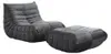 HOME DELUXE Relaxsessel mit Hocker CHILL - Anthrazit 102 x Produktbild-Vorschau 1