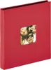 A red photo album with a small window showing three people. Anteprima dell’immagine prodotto