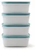 TUPPERWARE Gefrier-Behälter 450ml pastellblau-weiß (4) Produktbild-Vorschau 1