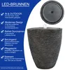 Gartenbrunnen mit LED Beleuchtung Springbrunnen Wasserspiel Produktbild-Vorschau 4