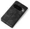 A black flip case for a smartphone, shown from a diagonal angle. Produktbild-Vorschau
