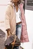 ASKSA Damen Lang Daunenmantel Warm Fleece Reversibel Produktbild-Vorschau 4