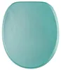 SANILO® Asiento de inodoro brillante, color turquesa. Tapa Vista previa de la imagen del producto 1
