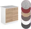 Spülenunterschrank Vicco R-Line Sonoma 80 cm , AP Marmor, Produktbild-Vorschau 6