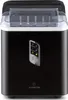 A black ice maker is shown from the front on a white background. Produktbild-Vorschau