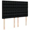 Boxspringbett mit Matratze Schwarz 140x190 cm Stoff Produktbild-Vorschau 7