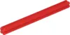 A single red object with a star-shaped cross-section, lying diagonally on a white background. Náhled obrázku produktu