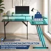 UISEBRT L-förmiger Winkelschreibtisch 120x120cm, wahlweise Produktbild-Vorschau 5