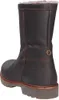 A rear view of a brown leather boot with a fur lining. Produktbild-Vorschau