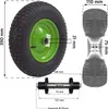 Schubkarrenrad 4.80/4.00-8 & Achse Luftrad 4PR 400mm Produktbild-Vorschau 4