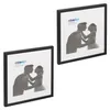 Relaxdays Bilderrahmen 2er Set, 38,5x38,5 cm, quadratisch, Produktbild-Vorschau 1
