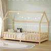 Detská posteľ ML-Design 90 x 200 cm s ochrannou bočnicou, Náhľad obrázku produktu 1