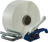 25 mm Textil Polyester Umreifung Set Umreifungsband Produktbild-Vorschau 1