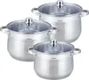 Sada 3 Velkých Hrnců Klausberg 10/13/16L Kb-7178 Náhled obrázku produktu 1
