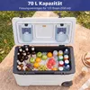 COSTWAY Kühlbox 70L, große Thermobox aus Kunststoff mit Produktbild-Vorschau 3