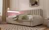 Gestoffeerd bed 90x200 cm, slaapbank met LED-verlichting, Productafbeelding-voorbeeld 9