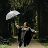 Trizand 22871 Poncho – Regenponcho mit Kapuze, schwarz Produktbild-Vorschau 12