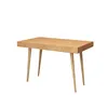 A wooden table with four legs on a white background. Anteprima dell’immagine prodotto