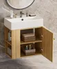 YORBAY Waschtisch Badmöbel Waschtischunterschrank 55 cm Produktbild-Vorschau 9