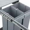 Relaxdays Einbaumülleimer 3-fach, ausziehbar, Produktbild-Vorschau 6