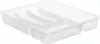 Ausziehbarer Besteckeinsatz Weiß 6 x 39,3 x 34 cm „ROTHO – Produktbild-Vorschau 4