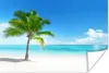 MuchoWow® Poster Palme - Strand - Meer - Sommer 180x120 cm Produktbild-Vorschau 1