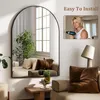 Oblúkové nástenné zrkadlo 24"x36" – kúpeľňové zrkadlo, Náhľad obrázku produktu 3