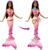 Barbie Flower Magic Meerjungfrauen-Spielzeugpuppe mit Produktbild-Vorschau 8