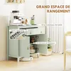 HOMCOM Buffet salon, meuble de rangement avec tiroir, Voir les images du produit 3