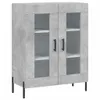 vidaXL Highboard Betongrau 69,5x34x180 cm Holzwerkstoff Produktbild-Vorschau 7