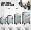 MONZANA® 4tlg Kofferset Schloss Wäsche Organizer Produktbild-Vorschau 4