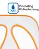 Lätzchen für Erwachsene, 45x107 cm, orange, 100% Polyester Produktbild-Vorschau 3