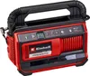 A red and black Einhell hybrid compressor with a digital display and controls. Voir les images du produit