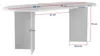 Skye Decor, Hochwertiger Esstisch 200 cm, Travertin & Produktbild-Vorschau 7