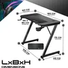 KESSER® Gaming Tisch LED | Z-Form Gamer Schreibtisch | Produktbild-Vorschau 4