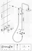 Duschsystem LUVA Selection mit Thermostat Regendusche Produktbild-Vorschau 6