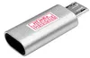 Silber - Adapter Micro USB auf USB C Typ-C Buchse wandelt Produktbild-Vorschau 5