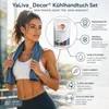Kühlendes Handtuch 5er Set Kühlhandtücher 80x30cm Produktbild-Vorschau 2